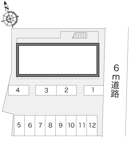 ★手数料０円★野田市中野台　月極駐車場（LP）